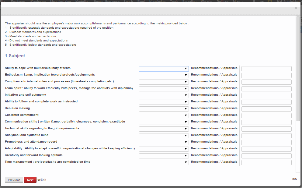 Odoo image and text block